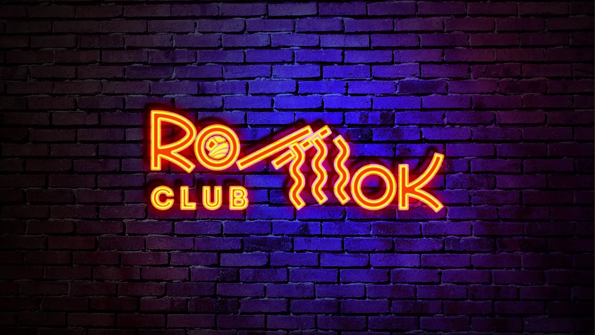 Разработка интерьерной вывески суши-бара «Roll Wok Club» в Ейске